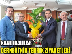 Kandıralılar Derneğinin tebrik ziyaretleri