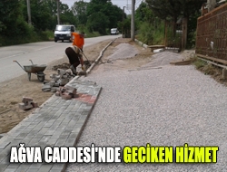 Ağva Caddesi'nde geciken hizmet