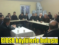 GİOSB köylülerle buluştu