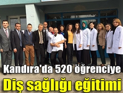 Kandıra'da 520 öğrenciye diş sağlığı eğitimi