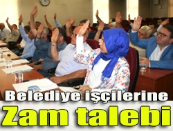 Belediye işçilerine zam talebi