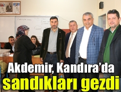 Akdemir, Kandırada sandıkları gezdi