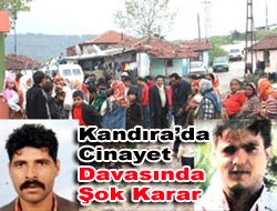 Kandıra’da Cinayet davasında şok karar