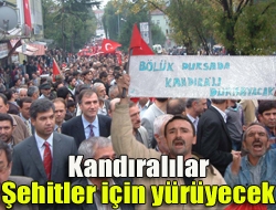 Kandıralılar şehitler için yürüyecek