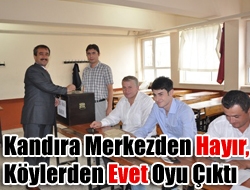 Kandıra Merkezden Hayır, Köylerden Evet oyu Çıktı