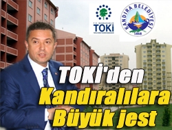 TOKİ'den Kandıralılara büyük jest