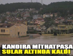 Kandıra Mithatpaşa sular altında kaldı