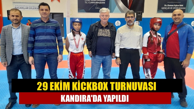 29 Ekim Kickbox Turnuvası Kandırada Yapıldı