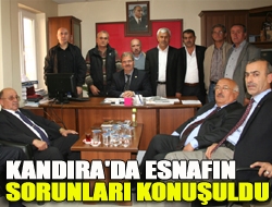 Kandıra'da esnafın sorunları konuşuldu