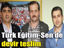 Türk Eğitim-Sende devir teslim