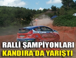 Ralli şampiyonları Kandırada yarıştı