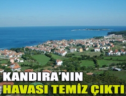 Kandıranın havası temiz çıktı