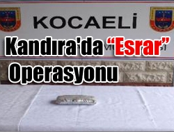 Kandıra'da esrar operasyonu