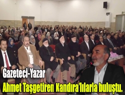 Gazeteci-Yazar Ahmet Taşgetiren Kandıralılarla buluştu.