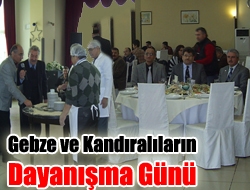 Gebze ve Kandıralıların Dayanışma Günü.