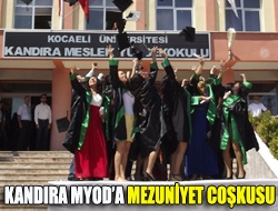 Kandıra MYOda mezuniyet coşkusu