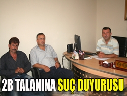 2B talanına suç duyurusu