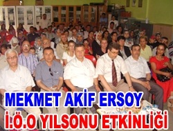 Mekmet Akif Ersoy İ.Ö.O yılsonu etkinliği