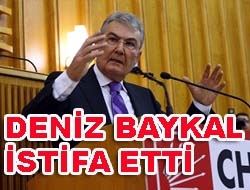 Deniz Baykal istifa etti