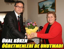 Ünal Köken Öğretmenleri de Unutmadı