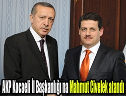 AKP Kocaeli İl Başkanlığına Mahmut Civelek atandı