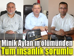 Minik Aylanın ölümünden tüm insanlık sorumlu