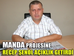 Manda projesine Recep Şenol açıklık getirdi