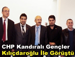 CHP Kandıralı gençler Kılıçdaroğlu ile görüştü