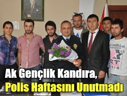 Ak Gençlik Kandıra, Polis Haftasını unutmadı