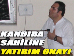 Kandıra sahiline yatırım onayı