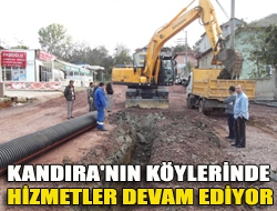 Kandıra'nın köylerinde hizmetler devam ediyor