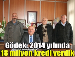 Gödek: 2014 yılında 18 milyon kredi verdik