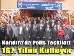 Kandırada Polis Teşkilatı 167. yılını kutluyor