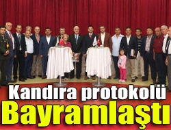 Kandıra protokolü bayramlaştı