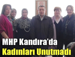 MHP Kandırada Kadınları Unutmadı