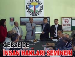 Gebze'de insan hakları semineri