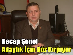 Recep Şenol adaylık için göz kırpıyor