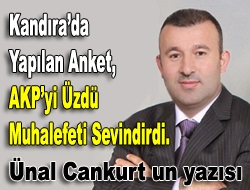 Kandırada yapılan anket, AKPyi üzdü muhalefeti sevindirdi.