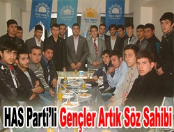 HAS Partili Gençler Artık Söz Sahibi