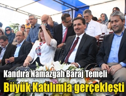 Kandıra Namazgah Baraj Temeli Büyük Katılımla gerçekleşti