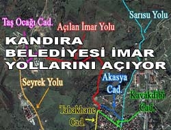 Kandıra Belediyesi imar yollarını açıyor