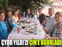 ÇYDD Yıldızı Çine uğurladı