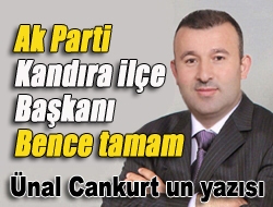 Ak Parti Kandıra ilçe başkanı bence tamam