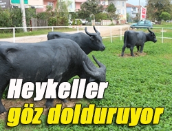 Heykeller göz dolduruyor