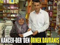 KANÇEV-DERden örnek davranış