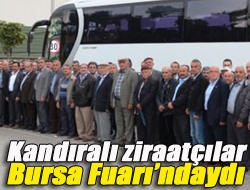 Kandıralı ziraatçılar Bursa Fuarındaydı