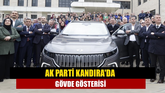 AK Parti Kandırada gövde gösterisi