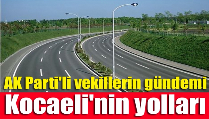 AK Parti'li vekillerin gündemi Kocaeli'nin yolları