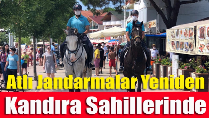 Atlı Jandarmalar Yeniden Kandıra Sahillerinde