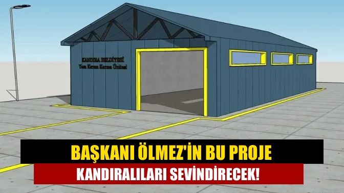 Başkanı Ölmezin bu proje Kandıralıları sevindirecek!